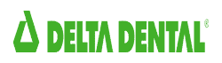 Delta dental logo.